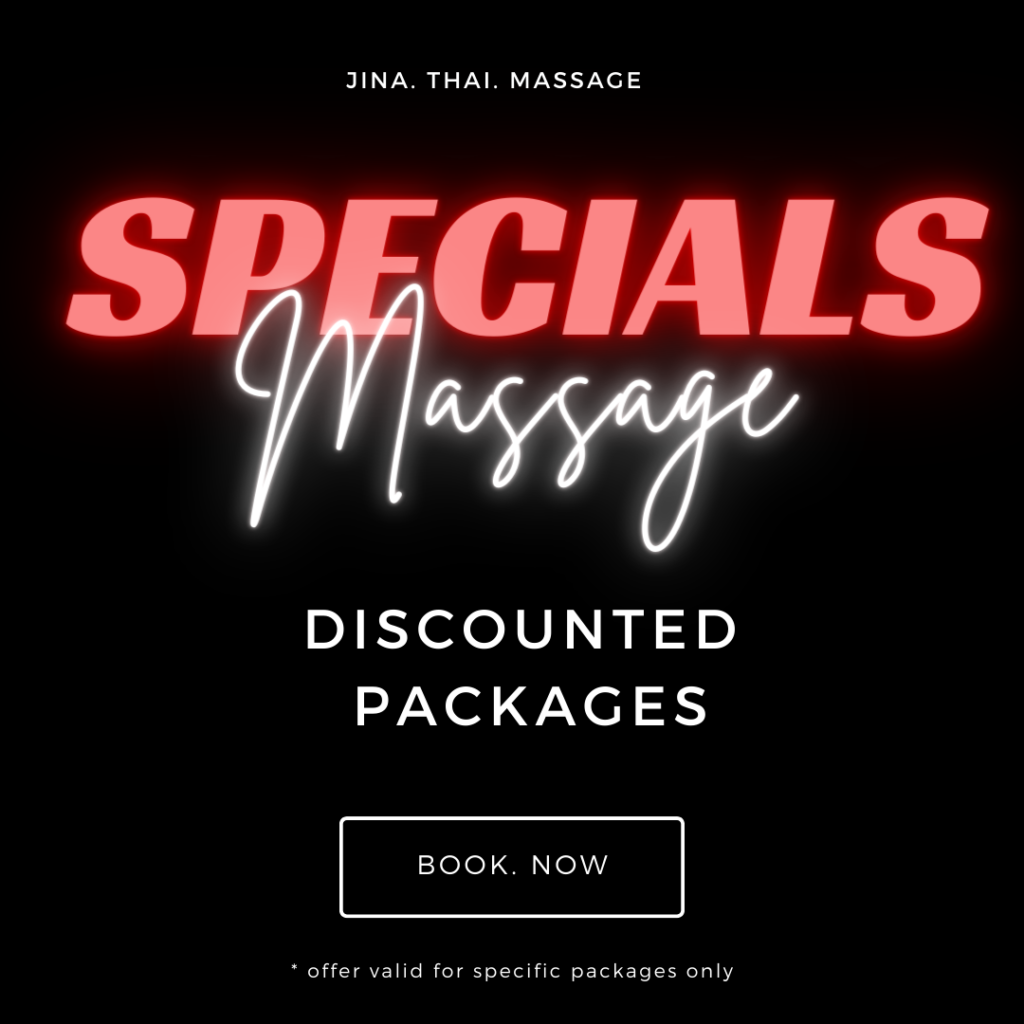 Jina Thai Massage Specials